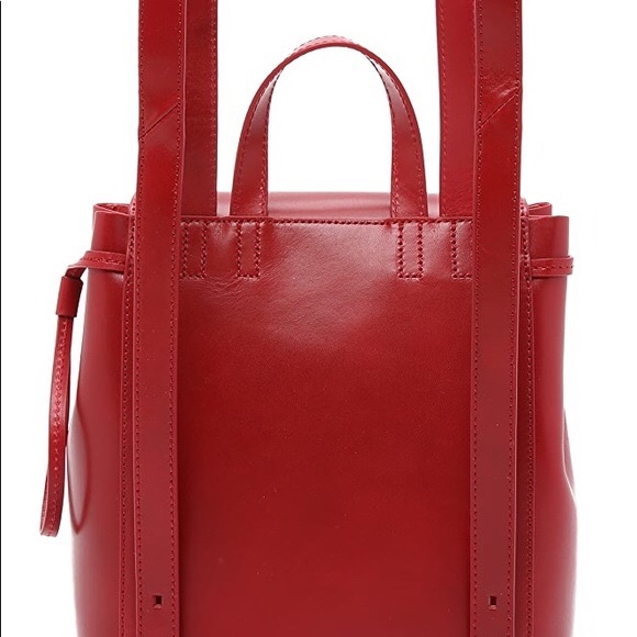 Loeffler Randall Red Leather Backpack main image 4